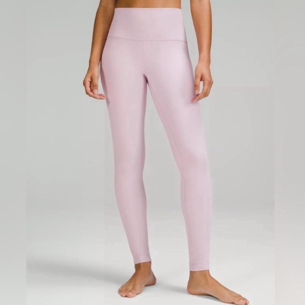 Lululemon Pink Peony align 25 inch leggings size 4